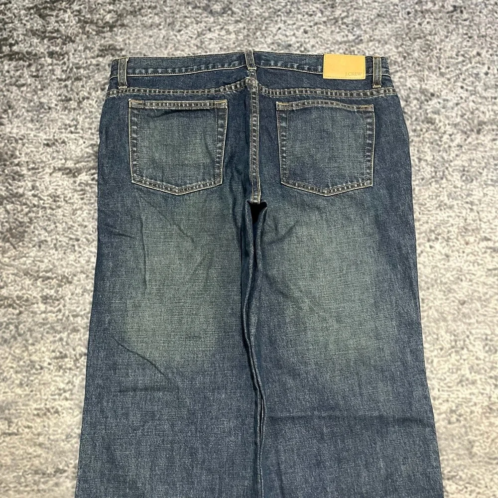 J.‎ Crew Jeans Womens 14 (34x31) Blue Relaxed Baggy Straight Denim Preppy Skater